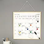 Um quadro de calendário para manter tudo organizado