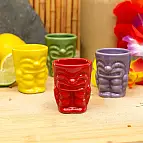 Conjunto de 4 copos de shot Tiki