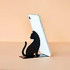 Suporte para smartphone em forma de gatinho