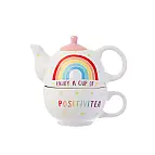 Desfrute de uma chávena de "positivitea".