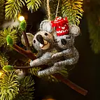 Mamã koala e bebé koala para decorar a sua árvore de Natal