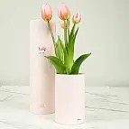 Tulipas artificiais realistas com aroma floral