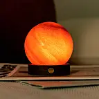 Modelo de tempestade de areia com luz laranja