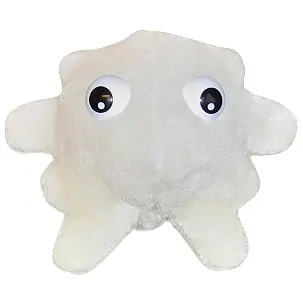 Peluche de glóbulos brancos