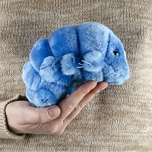 Peluche original com a forma de um urso de água