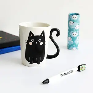 Caneca original com gato