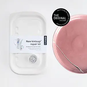 Kit Kintsugi para reparar cerâmica partida com prata