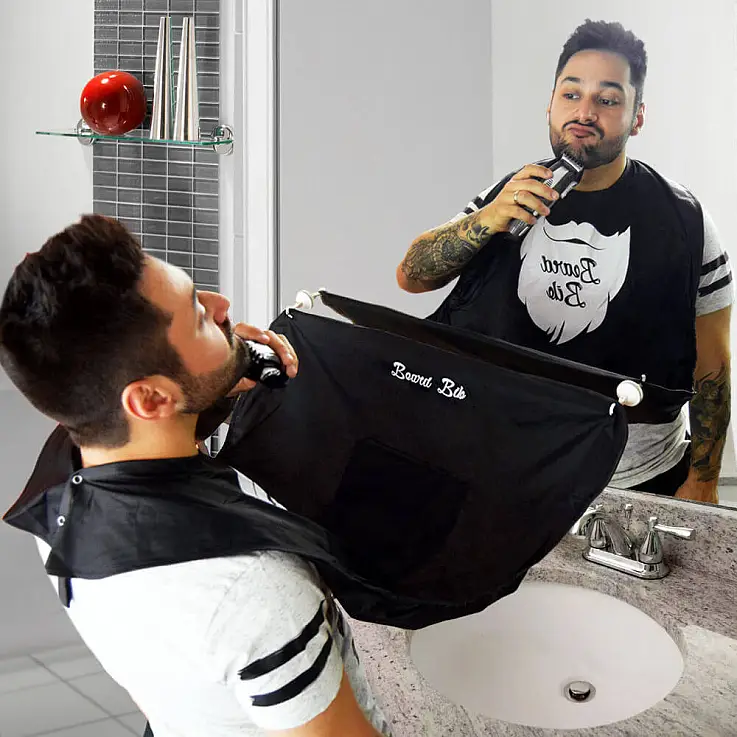 Acabaram-se as casas de banho peludas com o Beard Bib