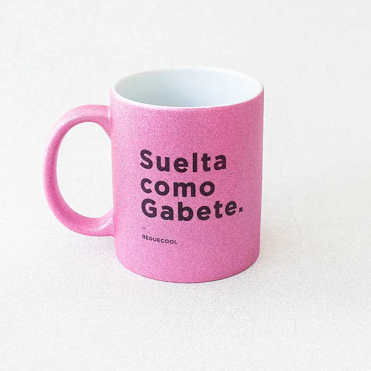 Caneca com mensagem de reggaeton: Suelta como Gabete 