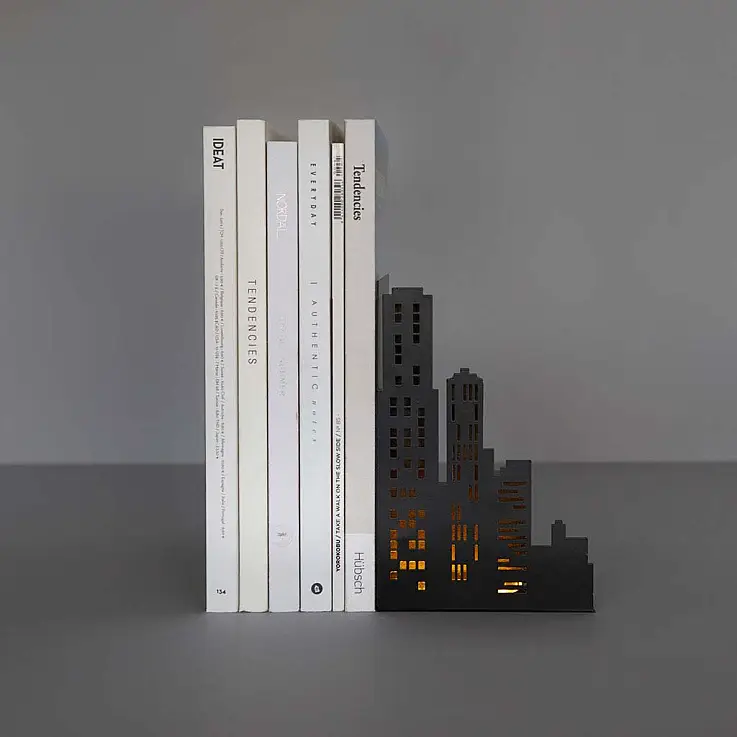 Suporte para livros original com luz City Lights